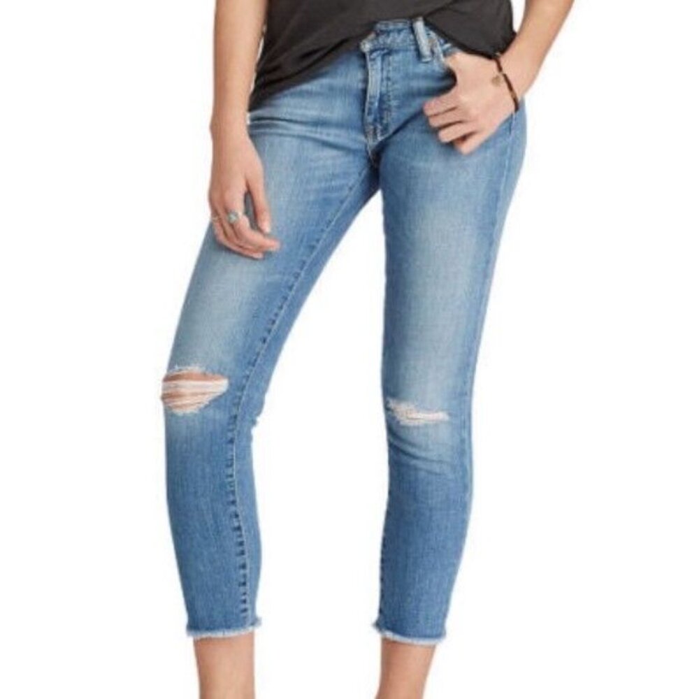 Ralph Lauren Denim & Supply Morgan Crop Skinny Jeans Women's 29 Stretch Denim